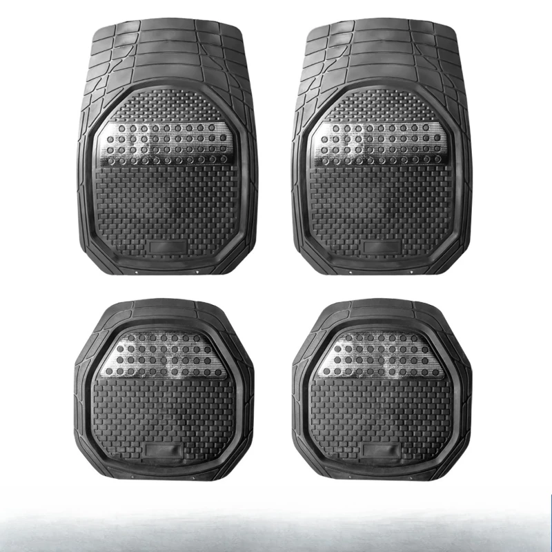 

Car universal floor mat four-piece car thickened PVC floor mat car waterproof, wear-resistant and non-slip floor mat