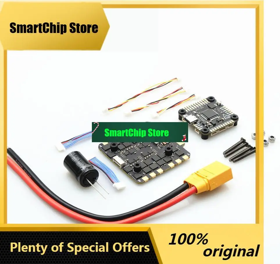 SmCpF722 100A 8S Stack ICM42688P F722 Flight Controller 100A 4in1 ESC 30.5X30.5mm 3-8S For FPV RC Racing Drone