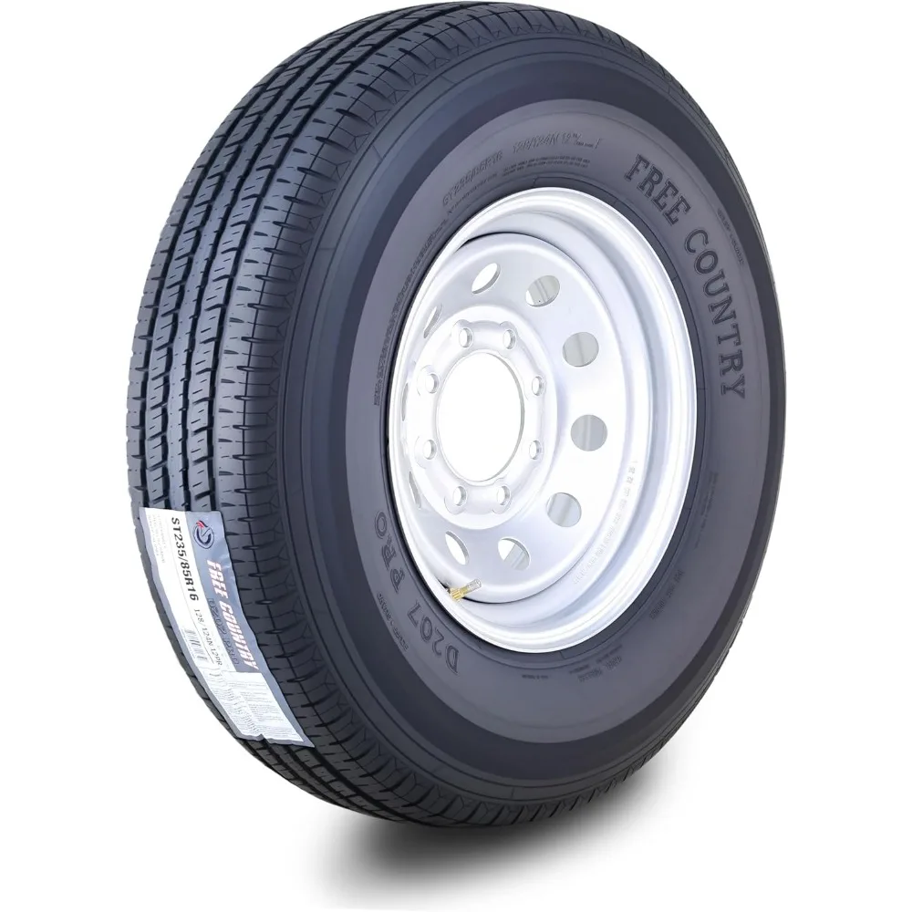 

8-зубый серебряный модульный обод для 12-слойных шин прицепа ST235/85R16 127M F