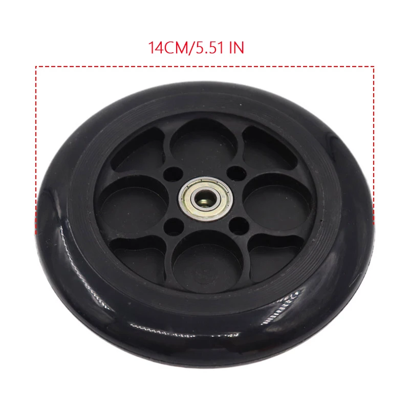 6-inch PU 140mm front wheels with transmission and brake kit electric scooter tire tube or solid tire wheels