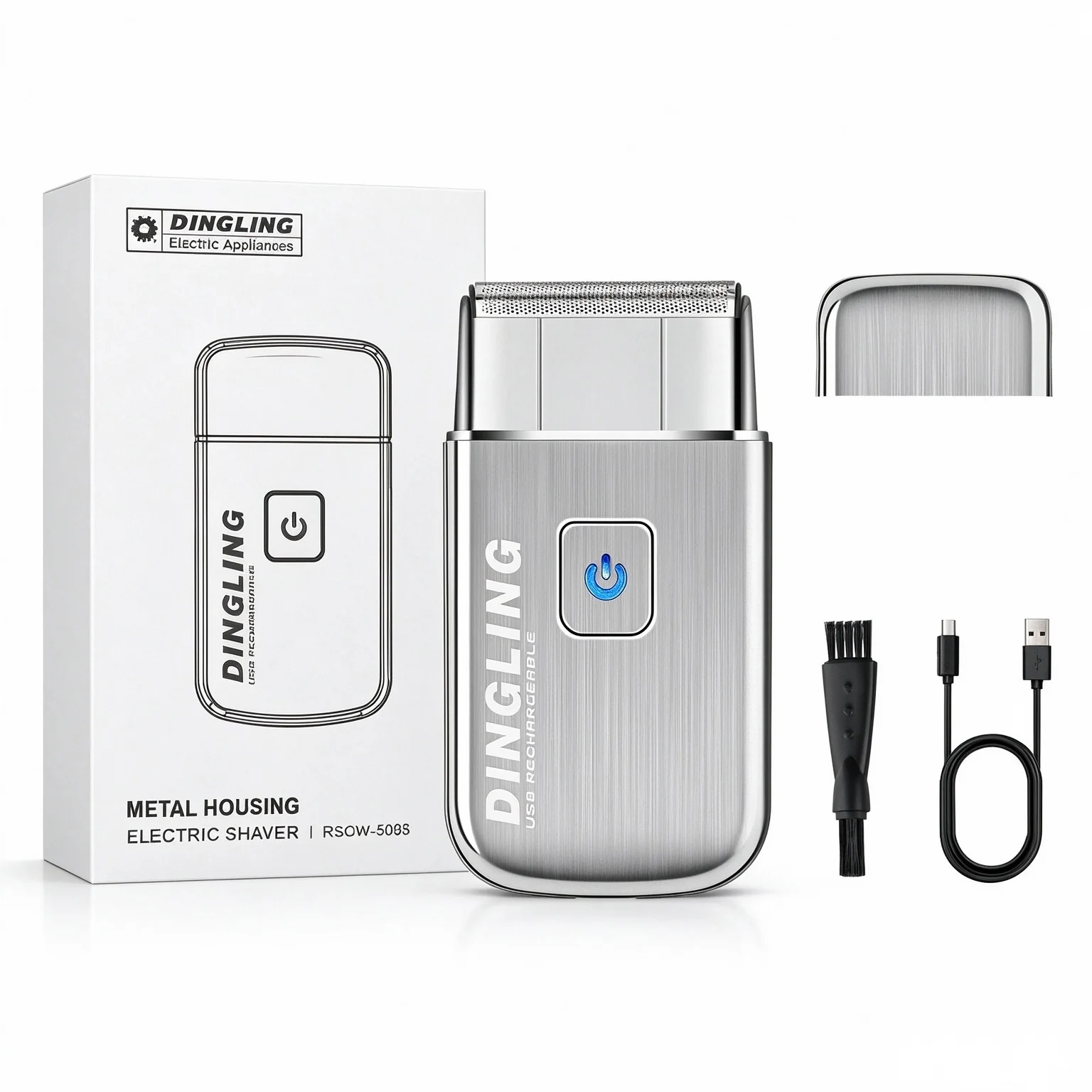 Mini rasoio elettrico da uomo (9, 2 × 4