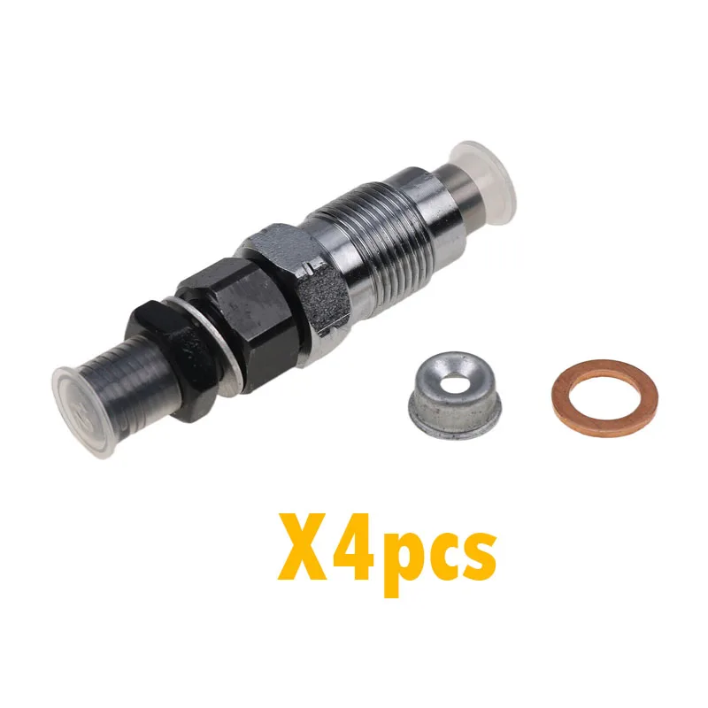 

4pcs 1C010-53900 1C010-53010 Fuel Injector for Kubota V3300 V3600 Engine M6800 M8200 M9000