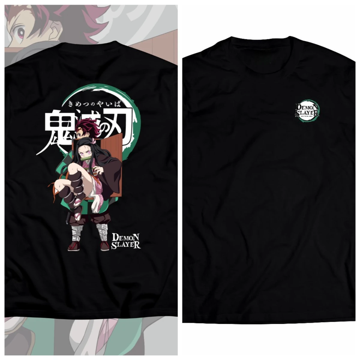 

Футболка KATUN Tanjiro NEZUKO KAMADO DEMON SLAYER 003, японский хлопок 24 s, одежда в стиле аниме, футболка премиум-класса с мангой и аниме