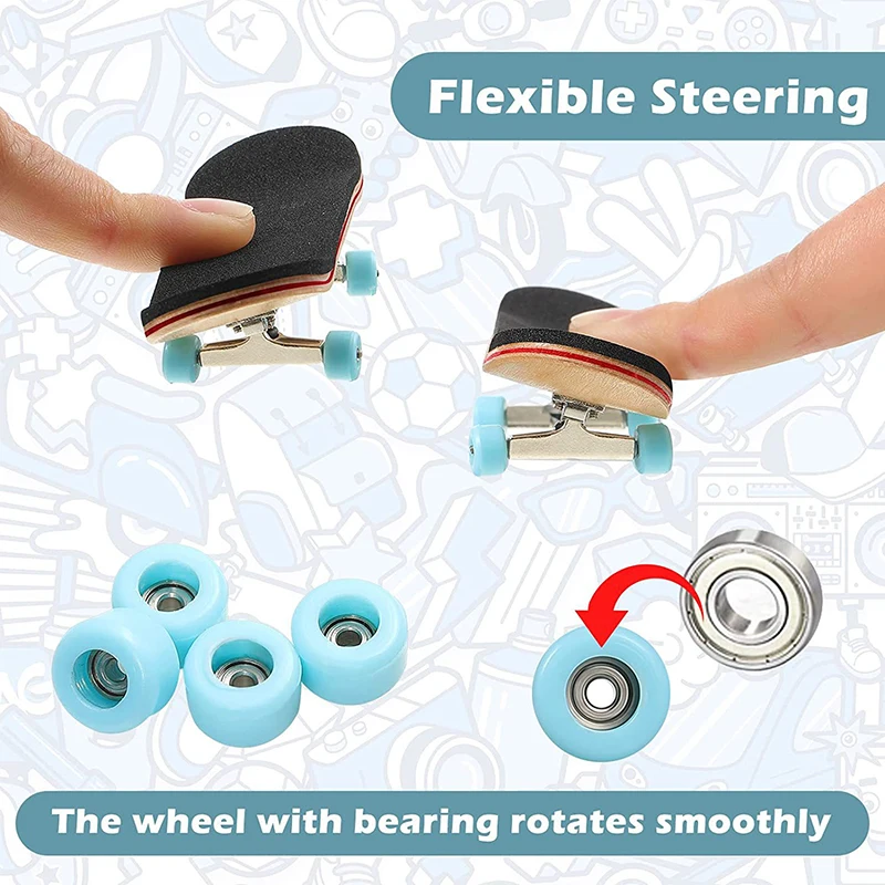 ปริศนาของเล่นนิ้วมือสเก็ตบอร์ดไม้เมเปิล Fingerboard งานอดิเรกความแปลกใหม่ Anti Stress Sensory ของเล่นสําหรับ Boy Mini ตลกน่ารักสเก็ตของขวัญ