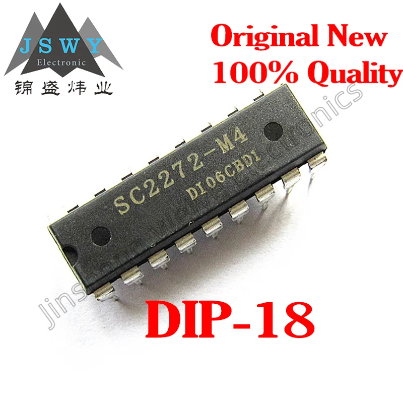 

(2-10pcs) SC2272-M4 DIP18 Remote Control Decoder IC In stock Fast delivery