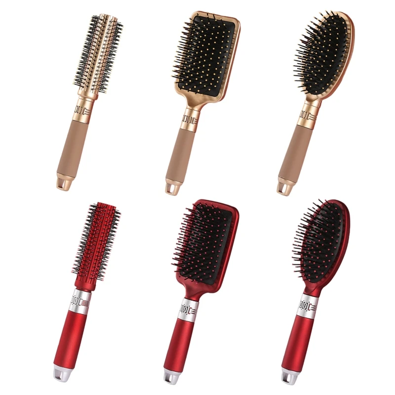 Professional Paddle Brush for thick Curly Thin Long Short Wet or Dry Hair Massage Scalp Brushes Women Men and Kids Use