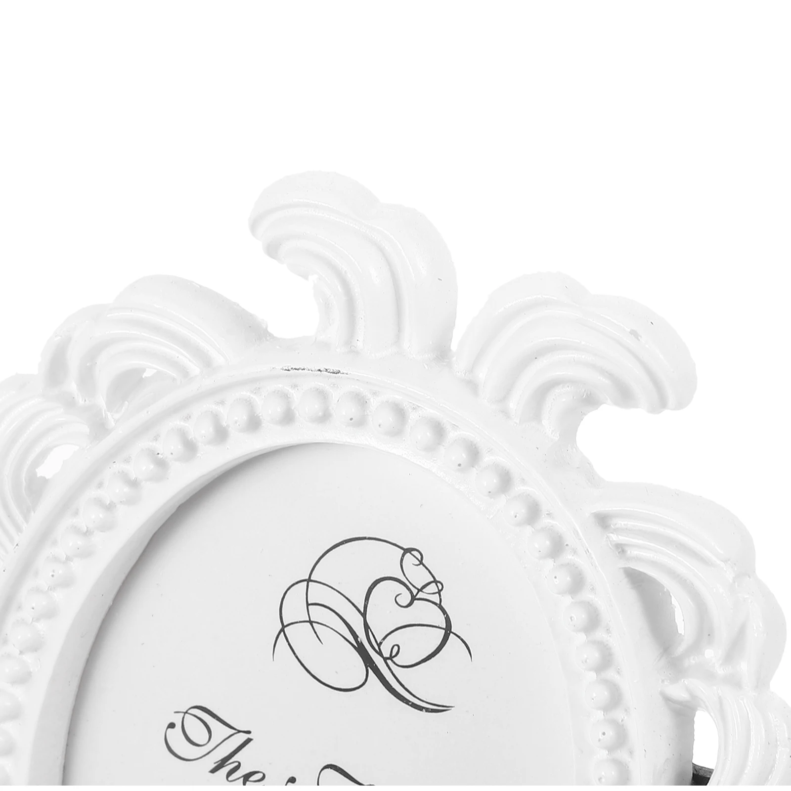 

2Pcs Creative Photo Frame Unique Chic Design Home Desktop Decoration for Bedroom Living Room Black and White Picture Frame