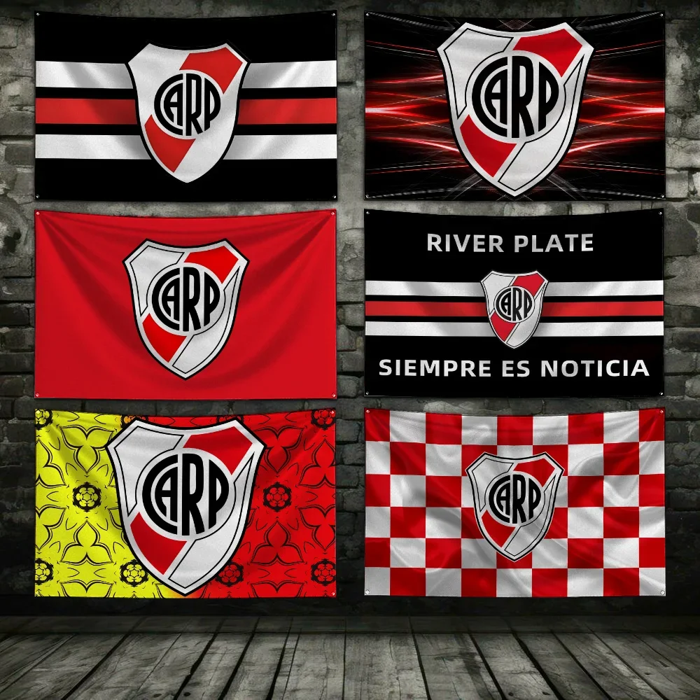 Club Atlético River Plate Polyester Digital Printing Banner, Perfect for Garage & Outdoor Decoration, Show Your Team Spirit