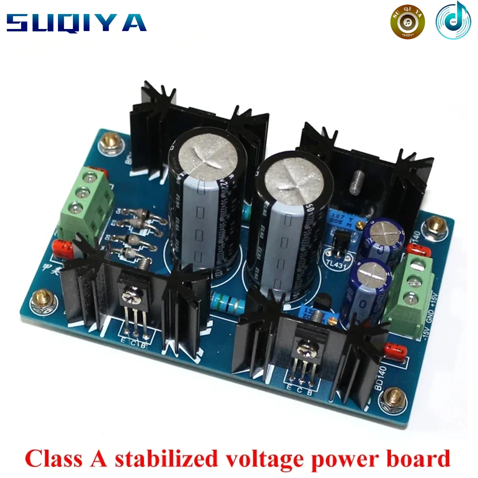 

Class A Parallel Regulated Adjustable Power Supply Board for Preamplifier Headphone Amplifier DAC Amplifier Audio