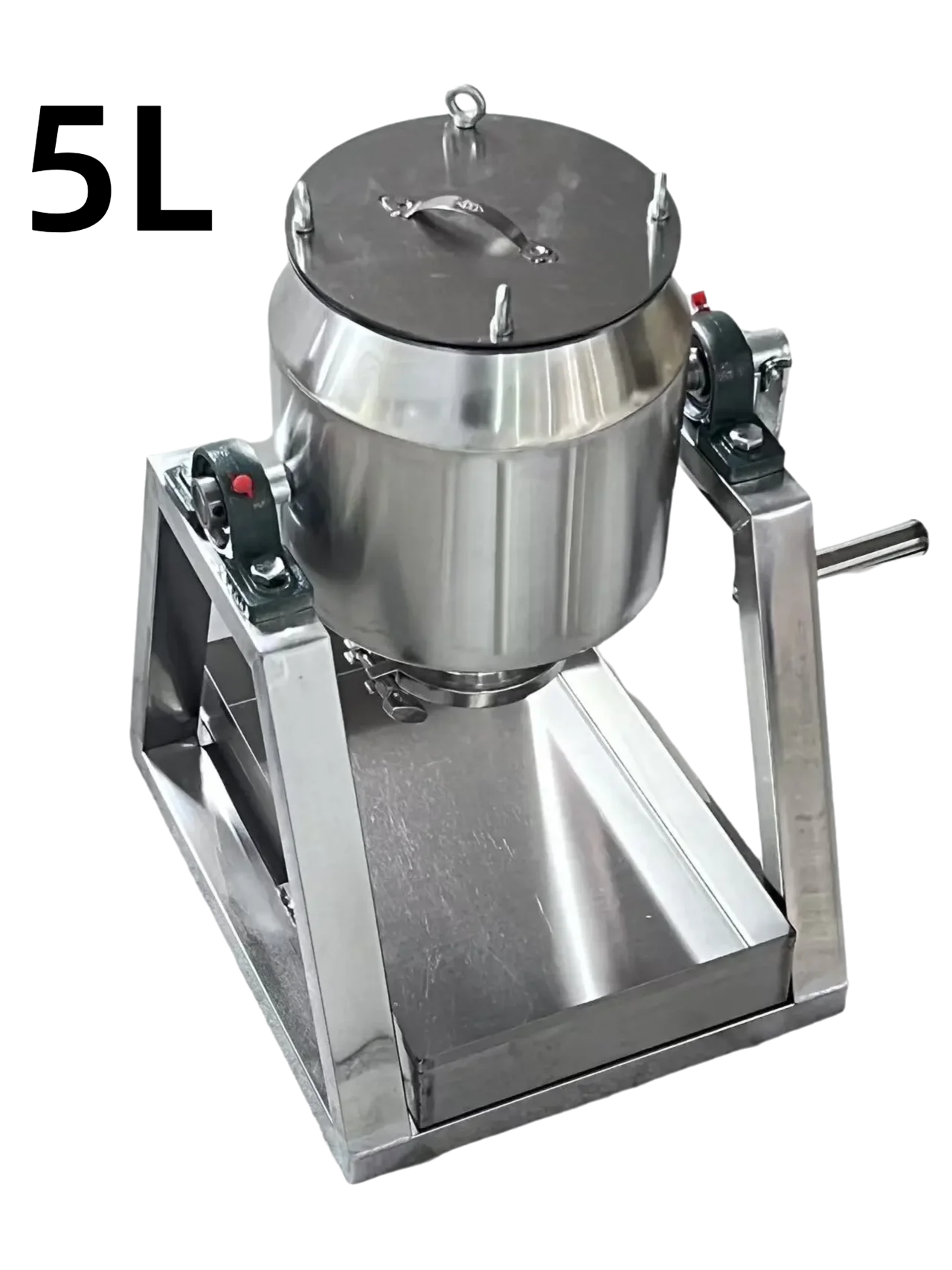 5/10/20L Manual Small Powder Mixer – For Herbs, Nutrition, Animal Feed & Food Premix Commercial & Home Use