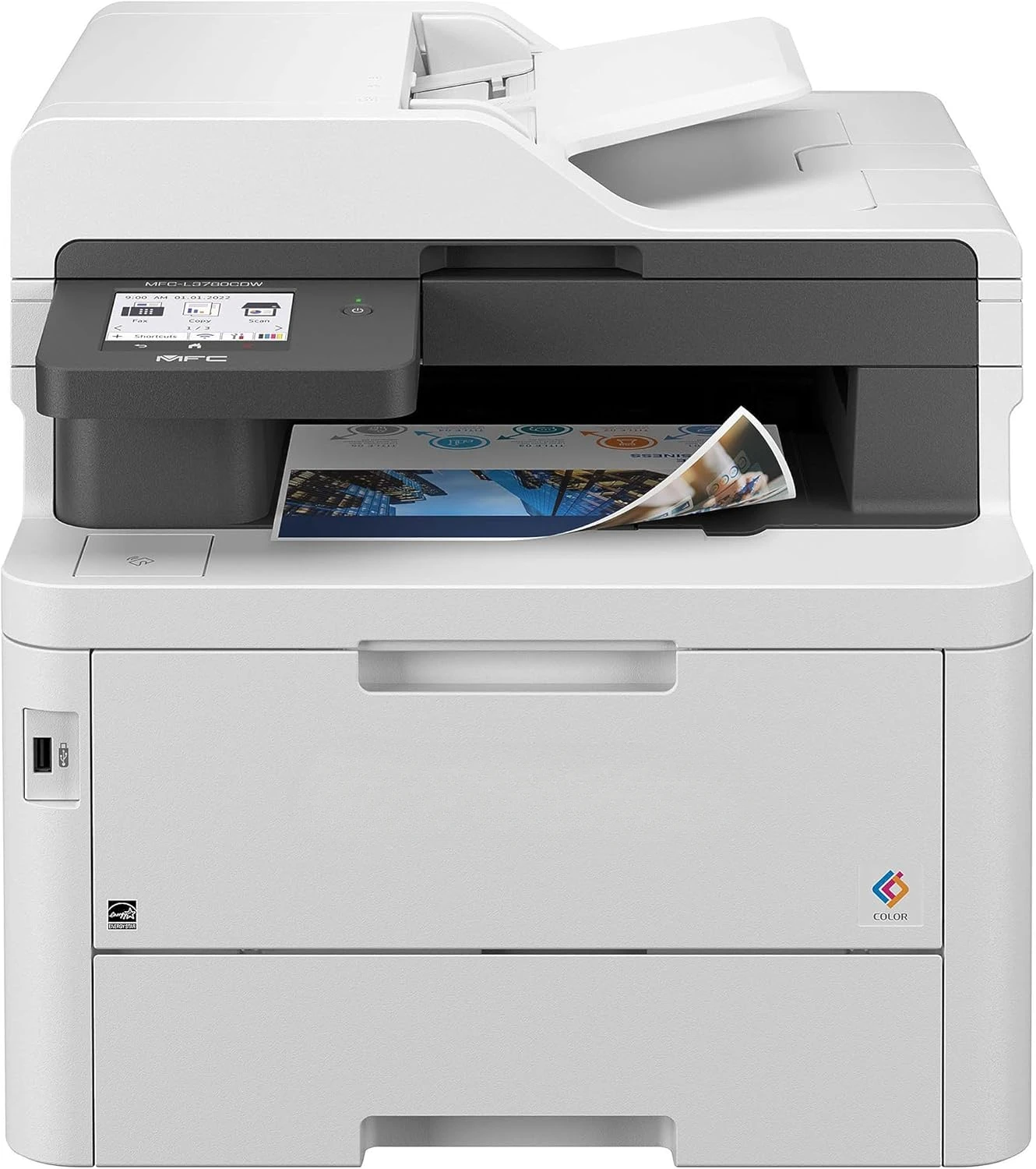 MFC-L3780CDW Wireless Digital Color All-in-One Printer with Laser Quality Output Single Pass Duplex Copy & Scan  Inclu