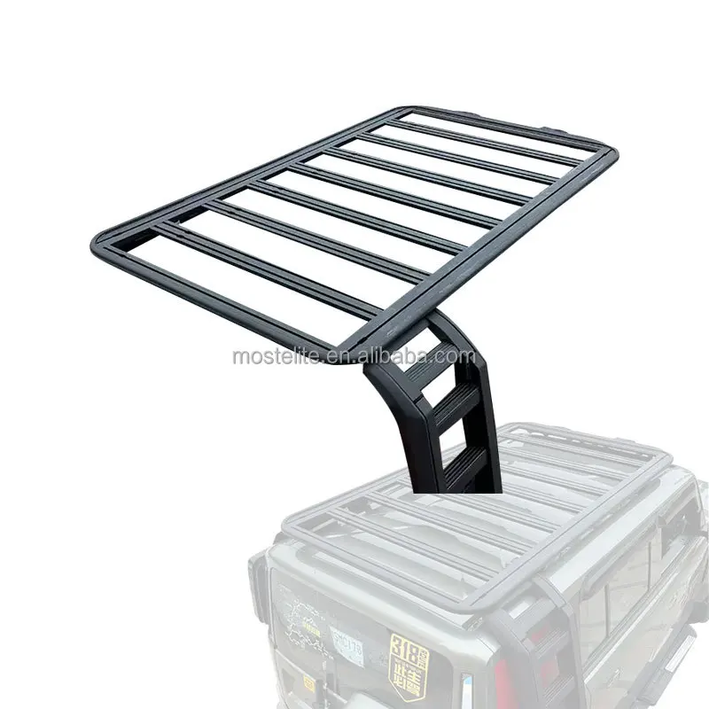 

New Design Aluminum Alloy Roof Platform Luggage Rack Modified Special Side Ladder Suitable for Chery Icar V23