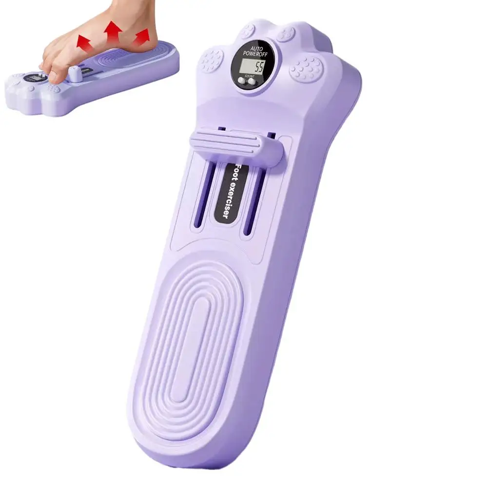 Portable Count Foot Arch Trainer Adjustable Resistance Plantar Muscle Exerciser Flat Foot Arch Collapse Corrector for Women ﻿