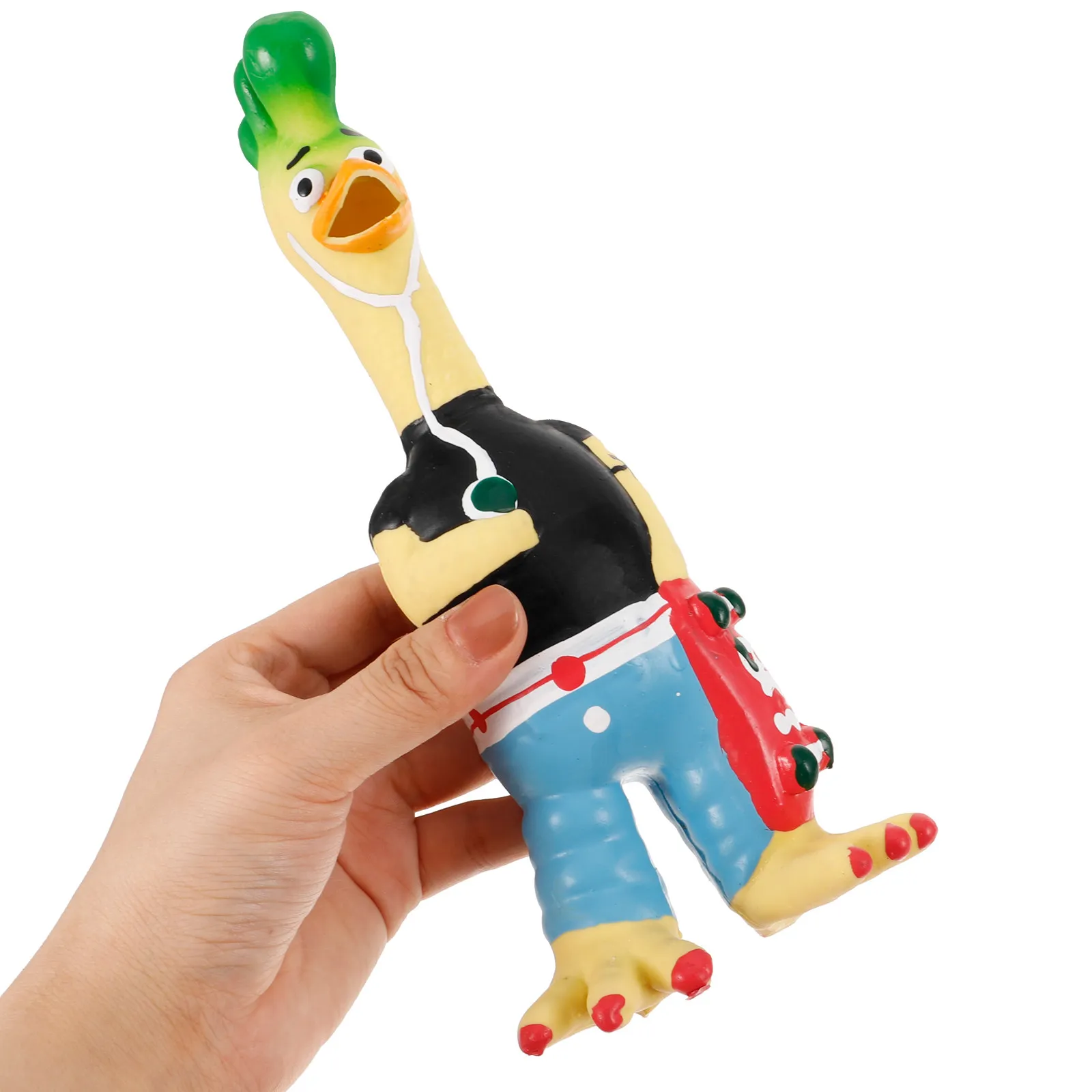 

Funny Stress Toy Chicken Toys Interesting Pressure Hand Held Screaming Screeching Plaything Noise Maker Interactive