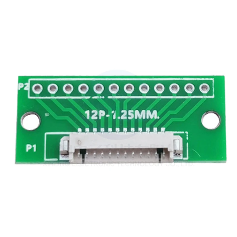 2pcs Adapter board 4/6/8/12P Weld 1.25 Pitch Lying terminal test board 1.25 to DIP2.54 circuit board