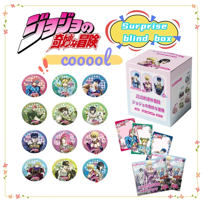 Невероятные приключения ДжоДжо, дио Брандо, креативная новая глухая коробка, жесть, значок, анимационная периферийная брошь, слепая сумка, подарок на день рождения