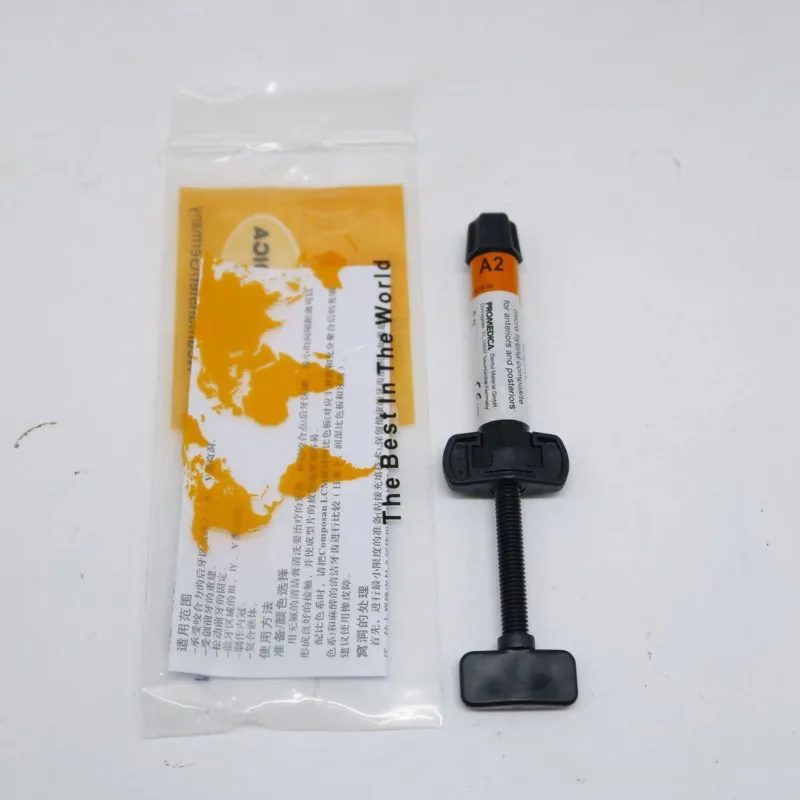 

Стоматология Mercat фотоотверждаемая композитная нано-смола передние и задние зубы для ухода за полостью рта, заполнение коричневого цвета A1-A3.5 Lab