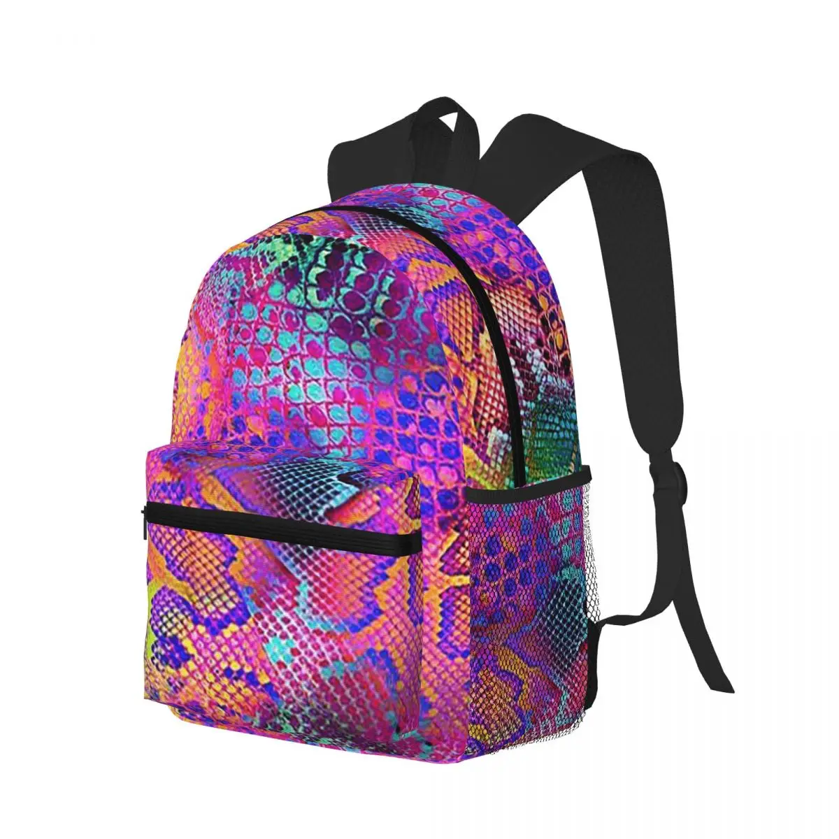 Snakes Skin Student Backpack School Bag Hiking Travel Daypack for Boys Girls Bookbag Shoulder Bags