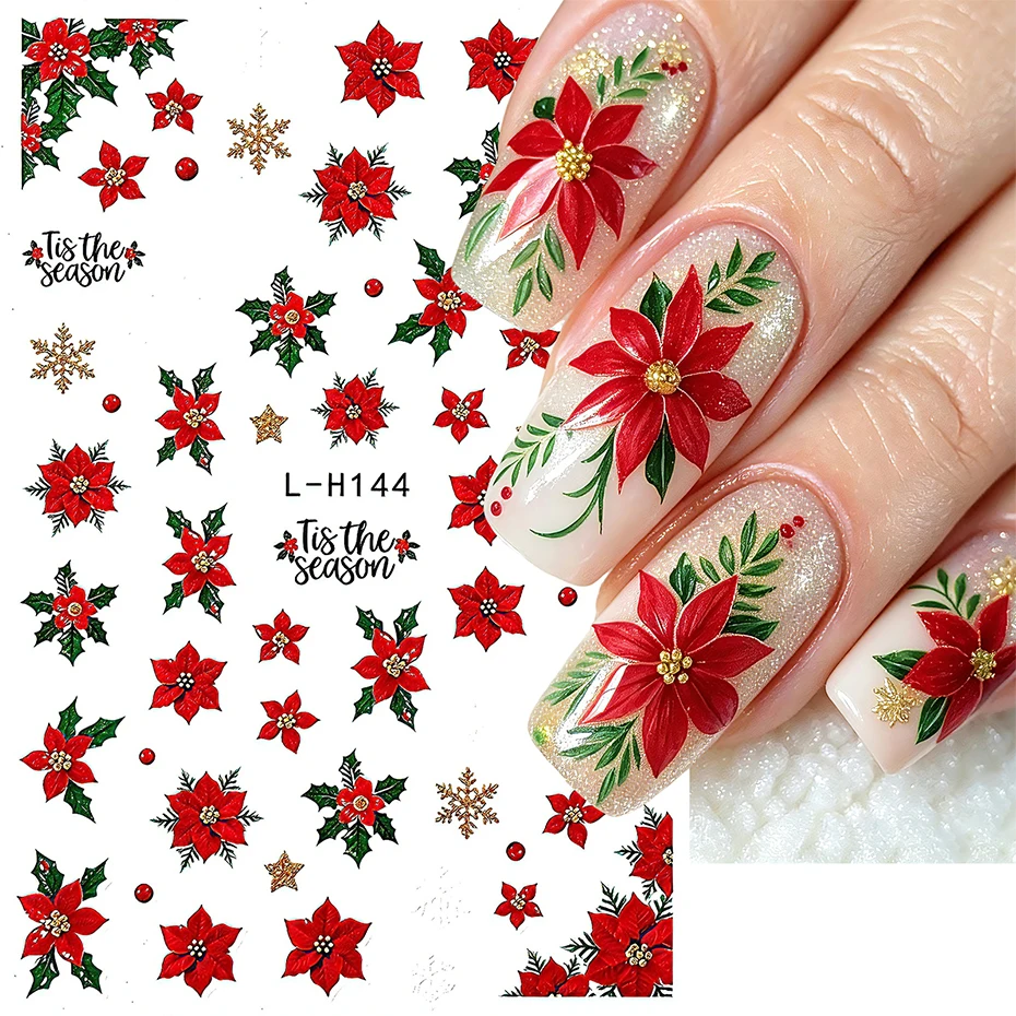 2pcs Christmas Nail Stickers R - огляд і ціна Nail Art Xmas