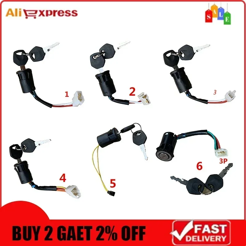 

1pcs Children's Electric Car Power Switch Kids Ride Toy Car Key Switch 6V 12V Key To Start The Power Switch Diy Power Switch
