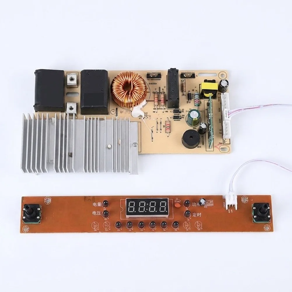 High Efficiency 1500W Induction Cooker Circuit Board 220V Digital Display Control Panel For Home Appliance Maintenance
