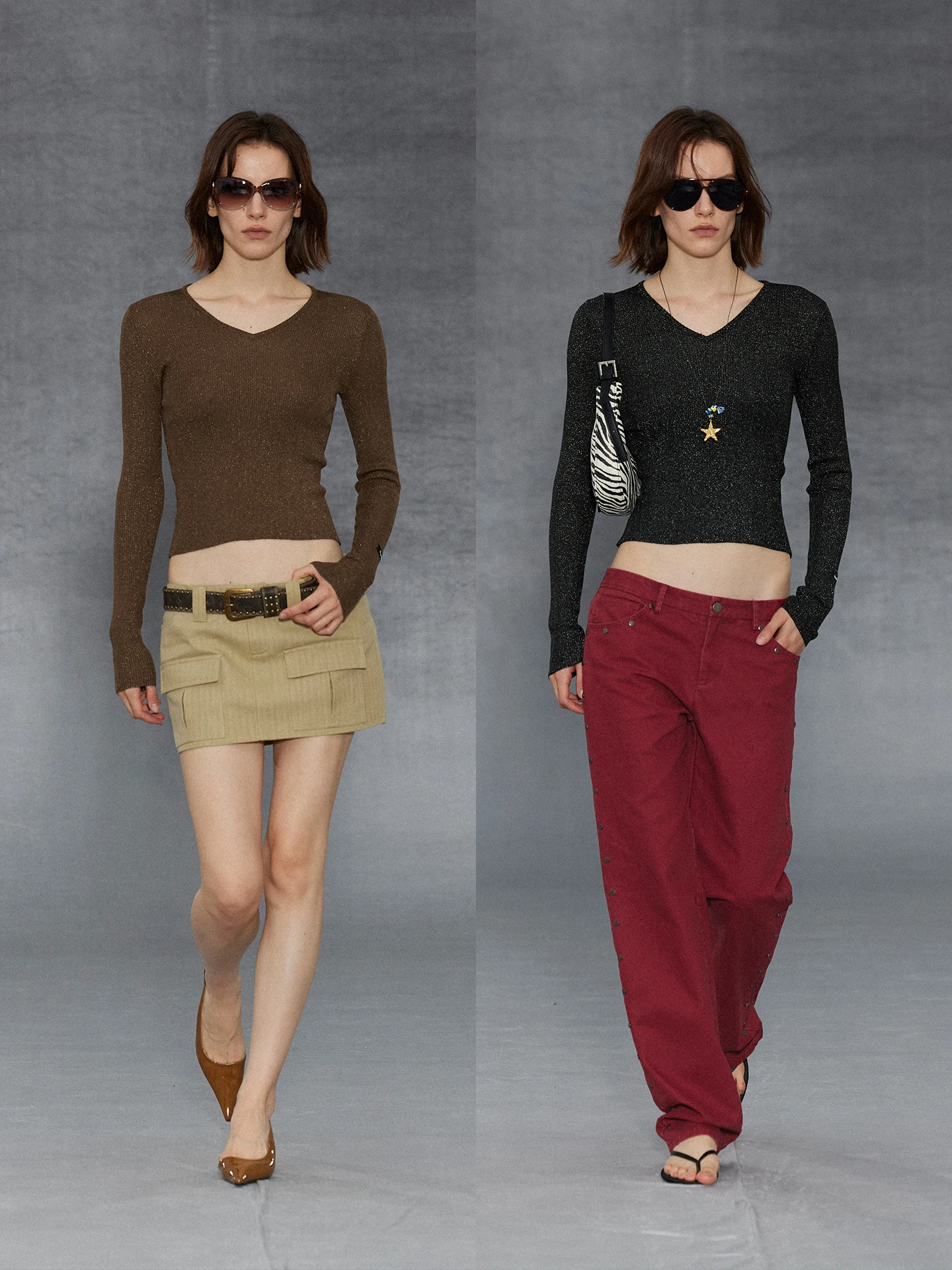 

Женская футболка Randpiee Cover Series Long Sve V-Ne Slim Fit iny Tead Base irt Starry Night Design Casual Sle