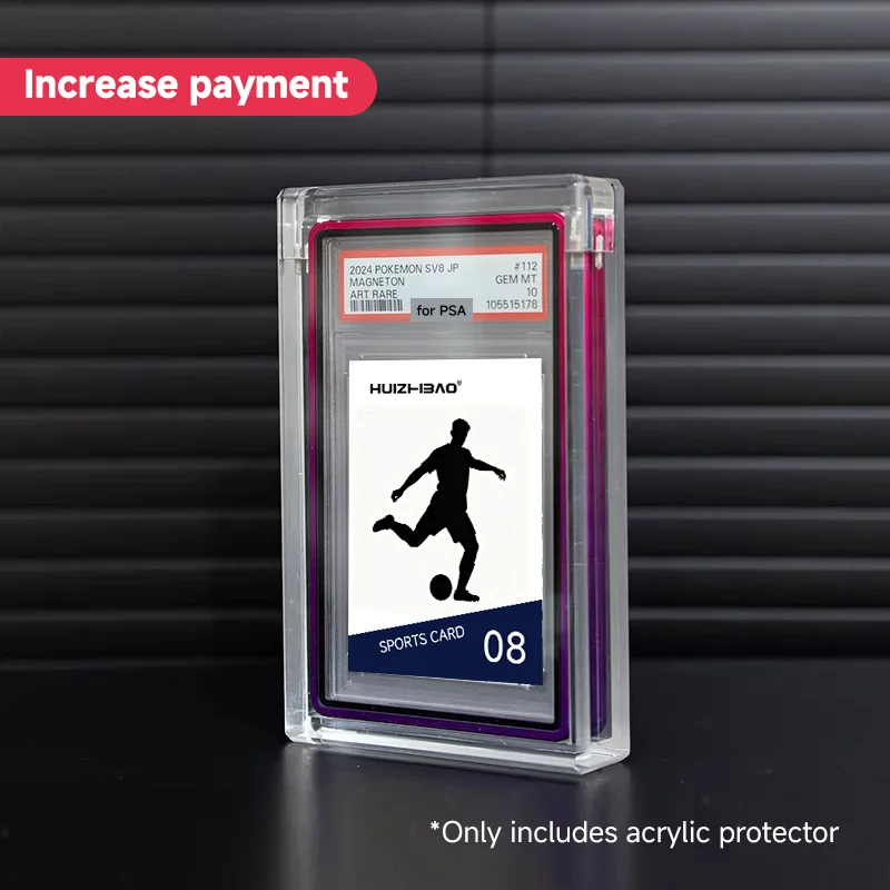 Acryl displaykast voor gegradeerde kaarten van PSA, CGC en CSG slabs