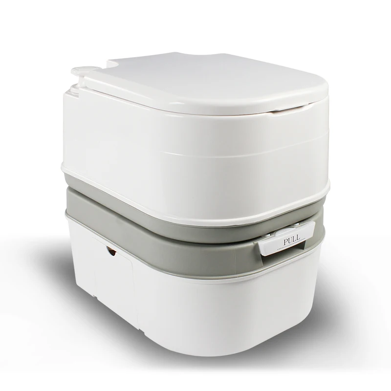 أجزاء RV 20L 24L RV المرحاض السفر في الهواء الطلق المرحاض العربة المحمولة السفر التخييم