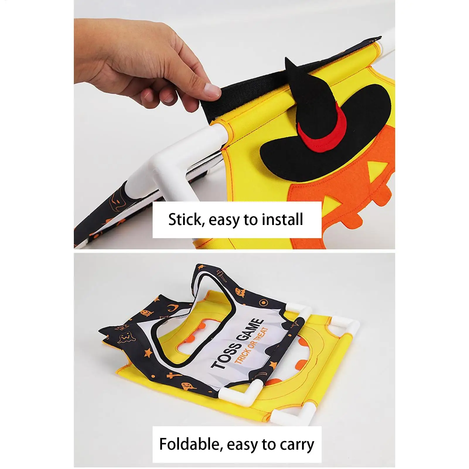 Jeux de lancer de sacs de haricots effrayants, fêtes à thème d'halloween, jouets sensoriels interactifs, activités de fête pour enfants en famille