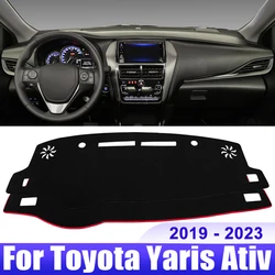For Toyota Yaris Ativ 2019 2020 2021 2022 2023 Car Dashboard Cover Dash Mat Sun Shade Non-slip Pad Accessories