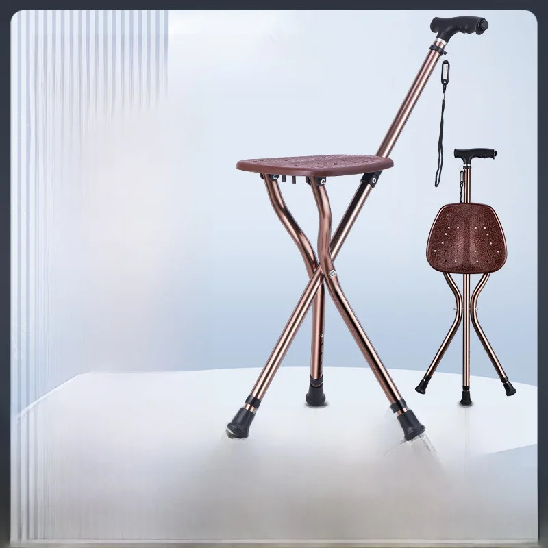 Anti-SlipFoldingCaneChairStoolwithLightforElderlyFour-LeggedMulti-FunctionalWalkingStickChairRubberTipNoShoc...-AliExpress18