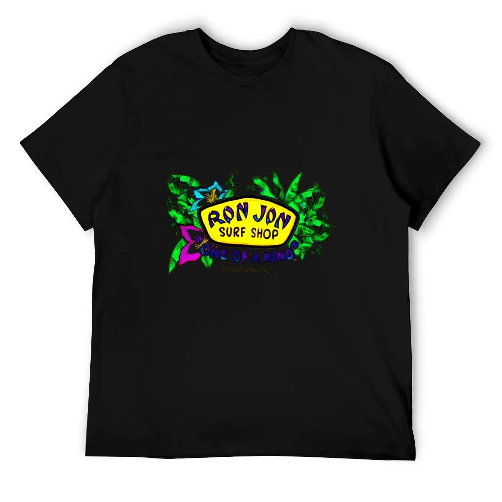 

80s Ron Jon Surf Cocoa Beach 3 T-Shirt anime t shirts for man printed t shirts for man T-Shirt