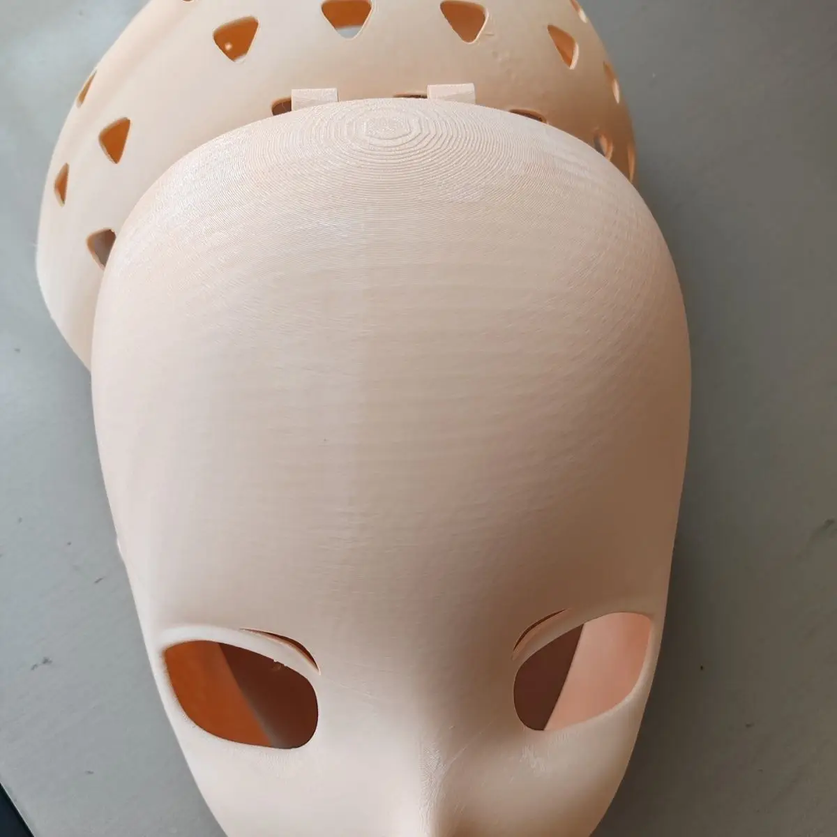 Anpassen Charakter Junge/Bily Kigurumi Halbkopf mit Schloss Anime Cosplay Kigurumi Maske COS Kopfbedeckung