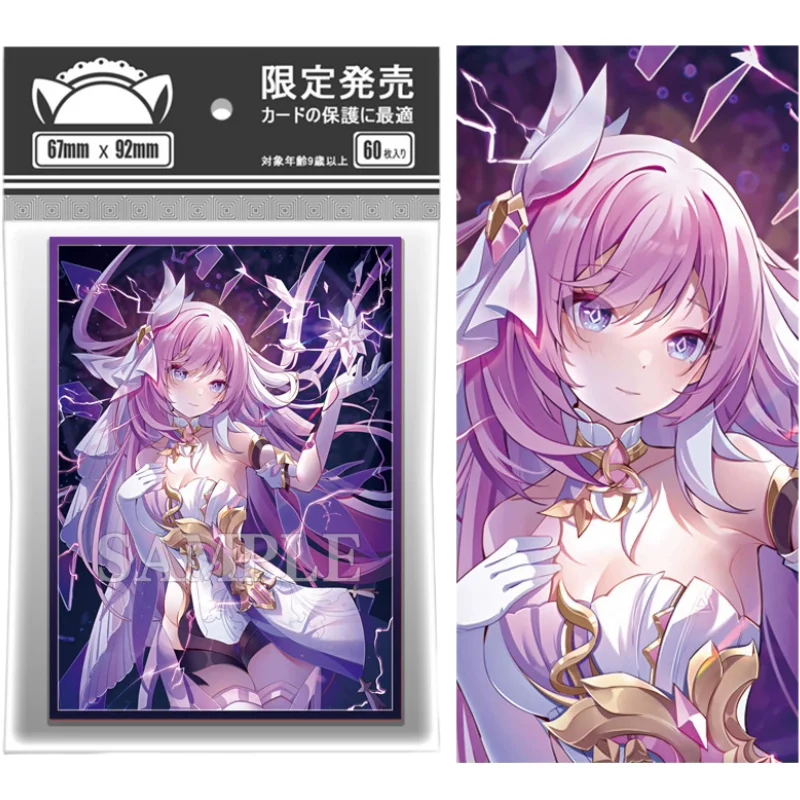 

60 шт./набор, Защитные чехлы для игрушек Honkai Impact 3 Elysia