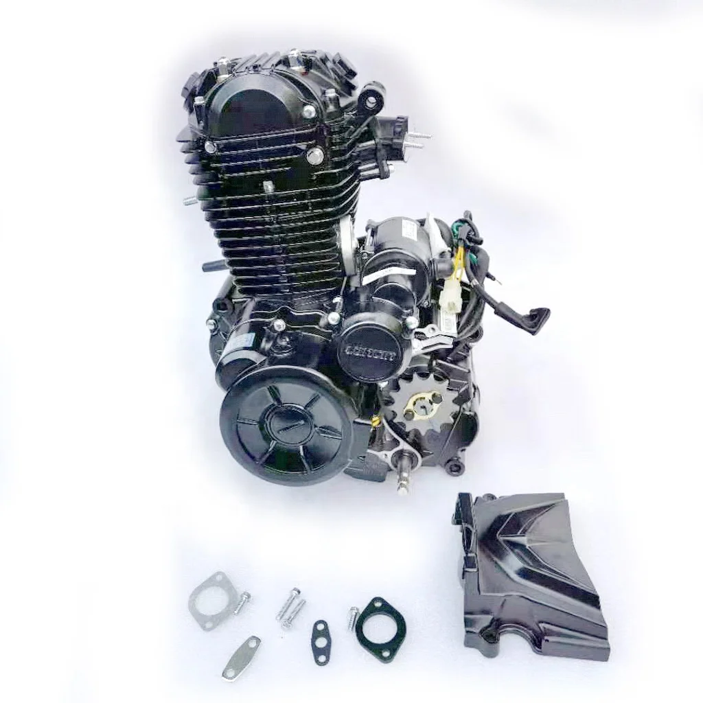 250CC Air-Cooled Power Engine, Built-in Balance Shaft and 6-Speed Design, Full Parts Kit for Universal Motorcycles