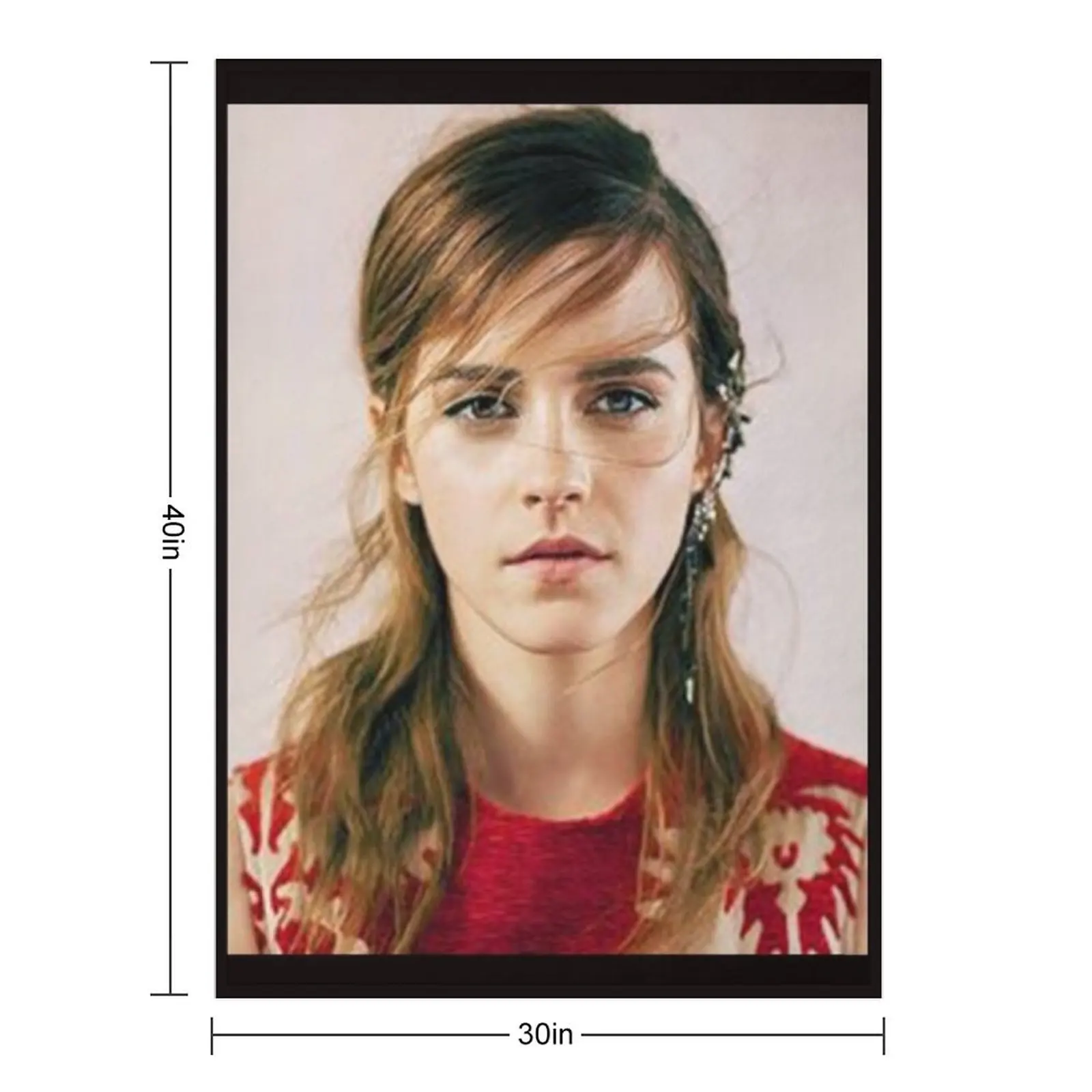 الألبوم - بطانية رمي إيما واتسون، بطانيات سفر كبيرة جدًا على الشاطئ