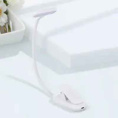 1Pcs Reading Clip Lamp Adjustable Eye Protection LED Touch Table Lamp Flexible Clip Bright Desk Light for Study Work Bedroom