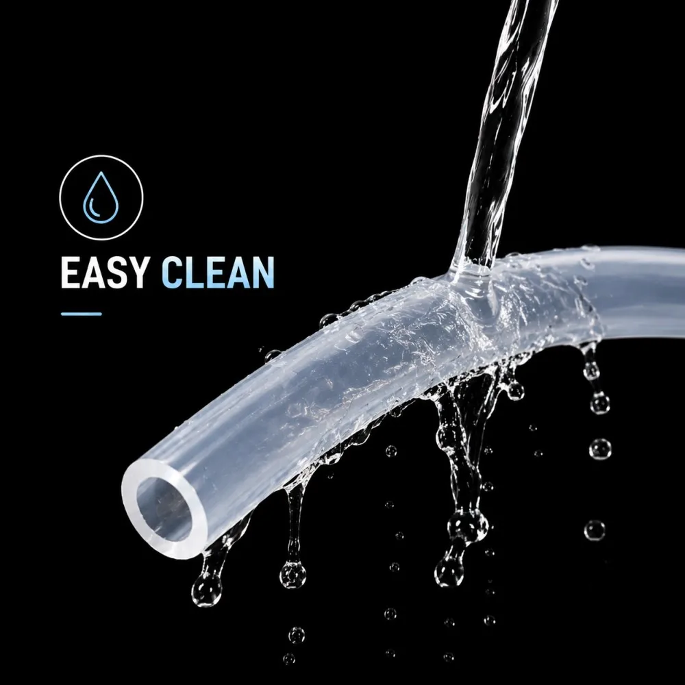 1/2/3/5/10M Food Grade Silicone Tube Rubber Hose ID 2-18mm Transparent Flexible Heat Resistant Odorless Nontoxic Silicone Tube