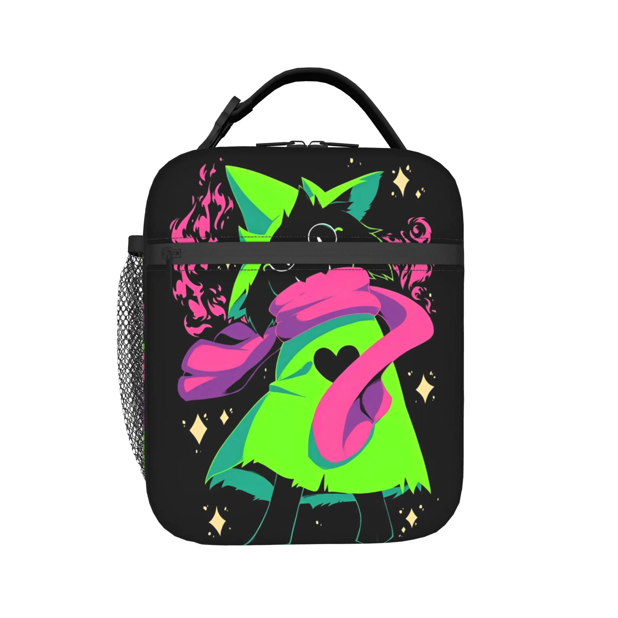 I Love he Deltarunes Insulated Lunch Bags Thermal Bag Reusable,Meal Container Adventure Game Leakproof Tote Lunch Box Girl Boy