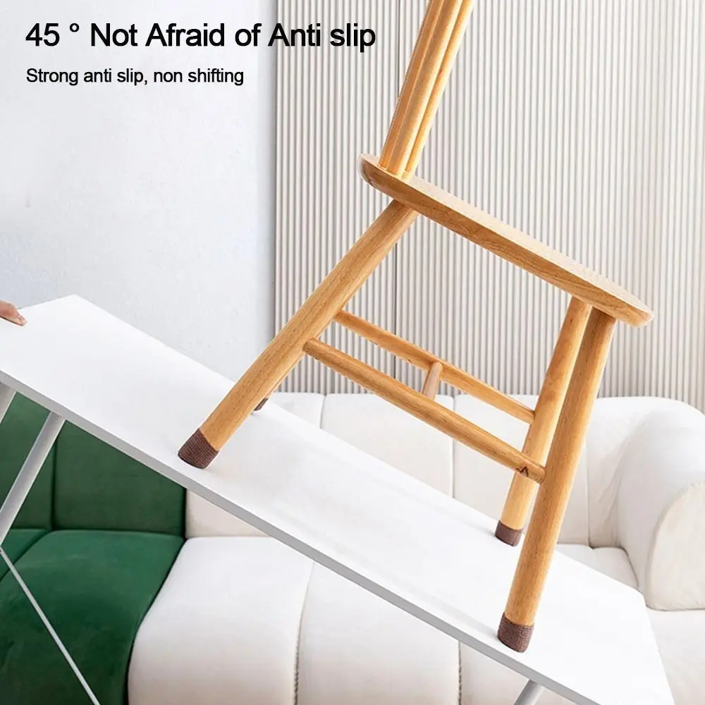 4 قطعة منصات القدم المضادة للصامتة أغطية حماية الأرضية للطاولات والكراسي المضادة للانزلاق الأثاث وسادة متعددة الوظائف ذاتية اللصق الشريط