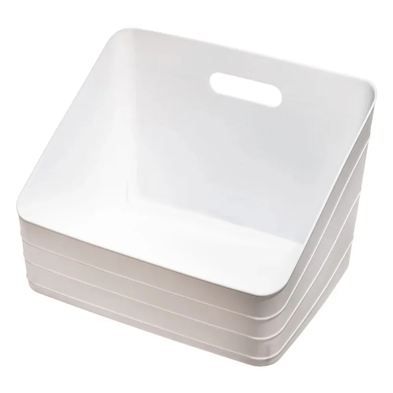 

new, Wide Flex Closet Shelf Storage Bin, Arctic White(3 pack)