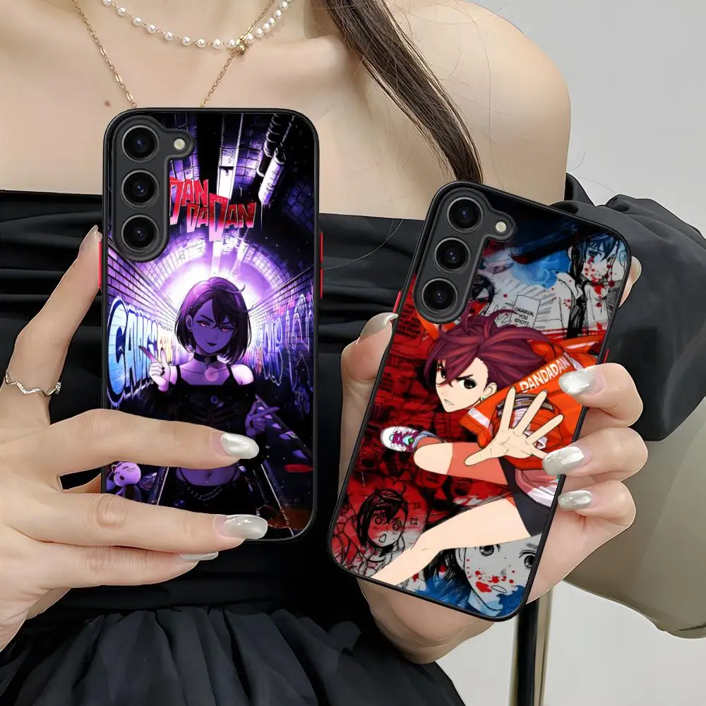 Dandadan Ayase Momo Phone Case for Samsung Galaxy S26 S25 S24 S23 S22 S21 Plus FE Ultra Skin Feel Shockproof Cover