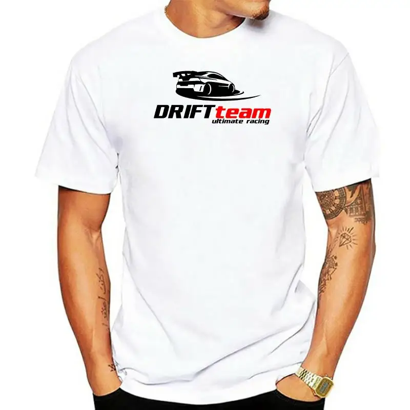 

2022 New Summer Cool Tee Shirt Quality Cotton T-shirt Drift Team Ultimate Racings JDM Car Racings Shirt Cotton T-shirt