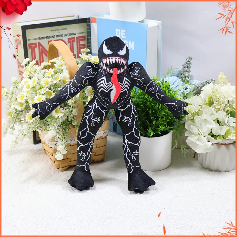 Top Selling 30cm Toy Cartoon Venom Doll Movie Periphery Last Dance Plush Plush Toy Doll Abstract Birthday Present Sleep Pillow