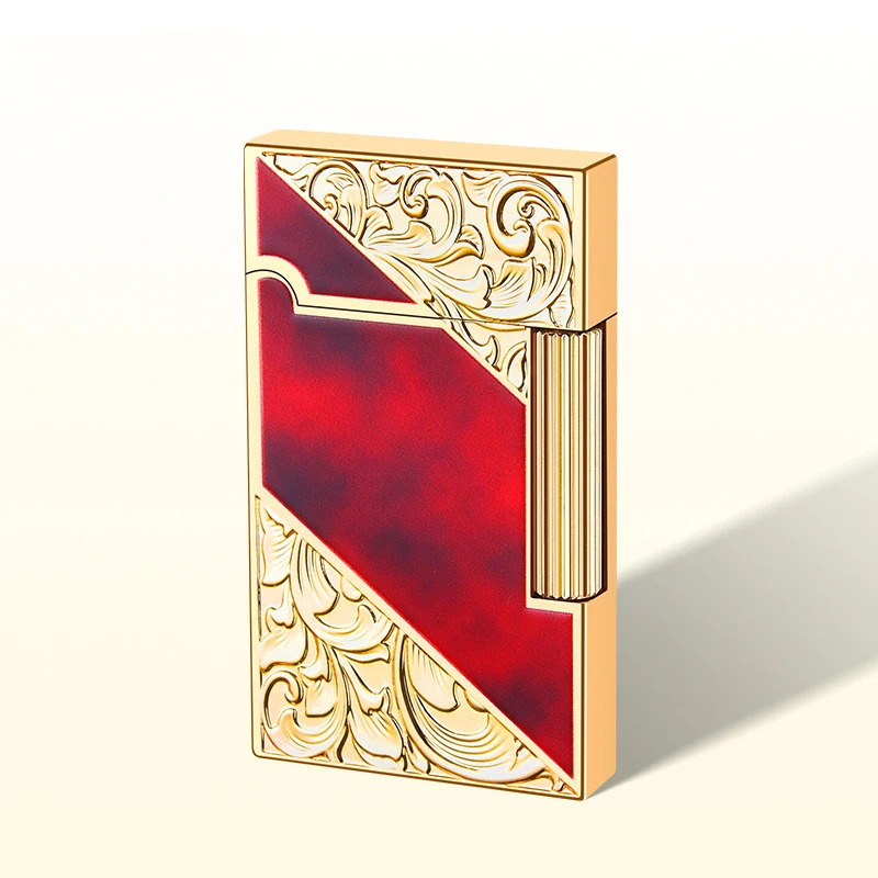 2025 NEW Metal Retro Side Sliding Wheel Lighter Open Flame Cigarette Lighter Mini Butane Gas Lighters Smoking Accessories