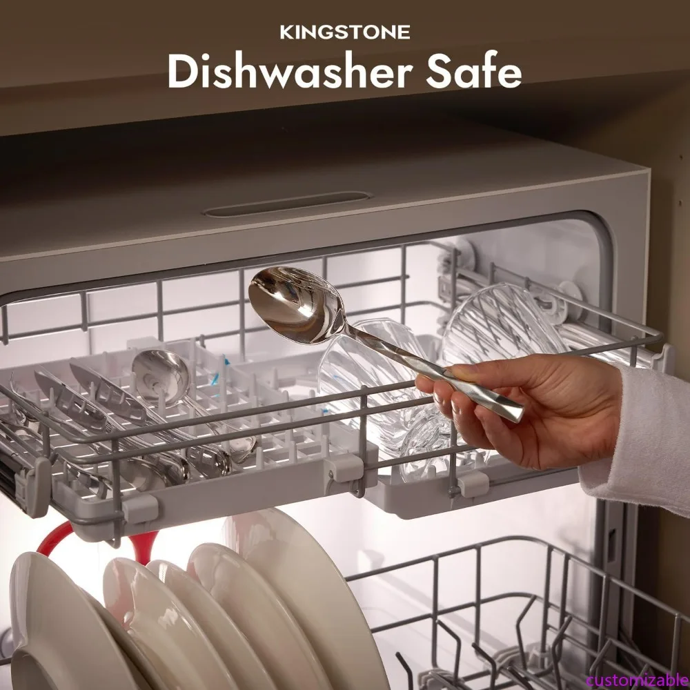 

Роскошный набор столовых приборов из нержавеющей стали 18/10 из 60 предметов для 12, дизайн ромбовидной огранки