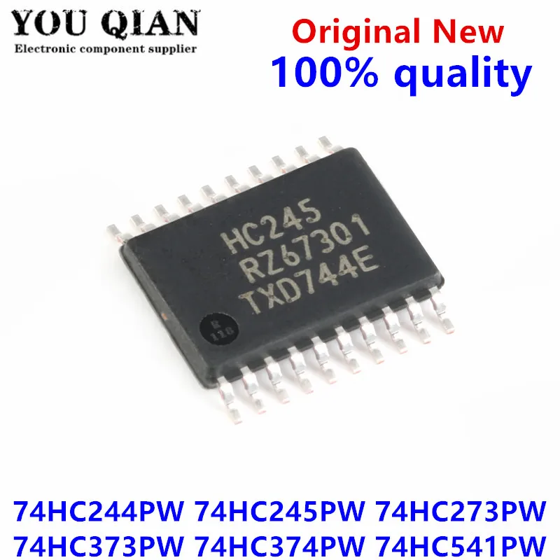 10pcs 74HC244PW TSSOP-20 SN74HC244PWR 74HC245PW 74HC273PW 74HC373PW 74HC374PW 74HC541PW 74HC4051PW 74HC574PW 74HC245 74HC541