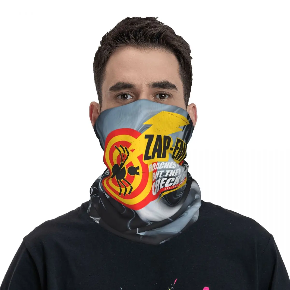 Amazing Zap-em Man Bandana Neck Cover Motocross Wrap Scarf Running Unisex Adult Washable