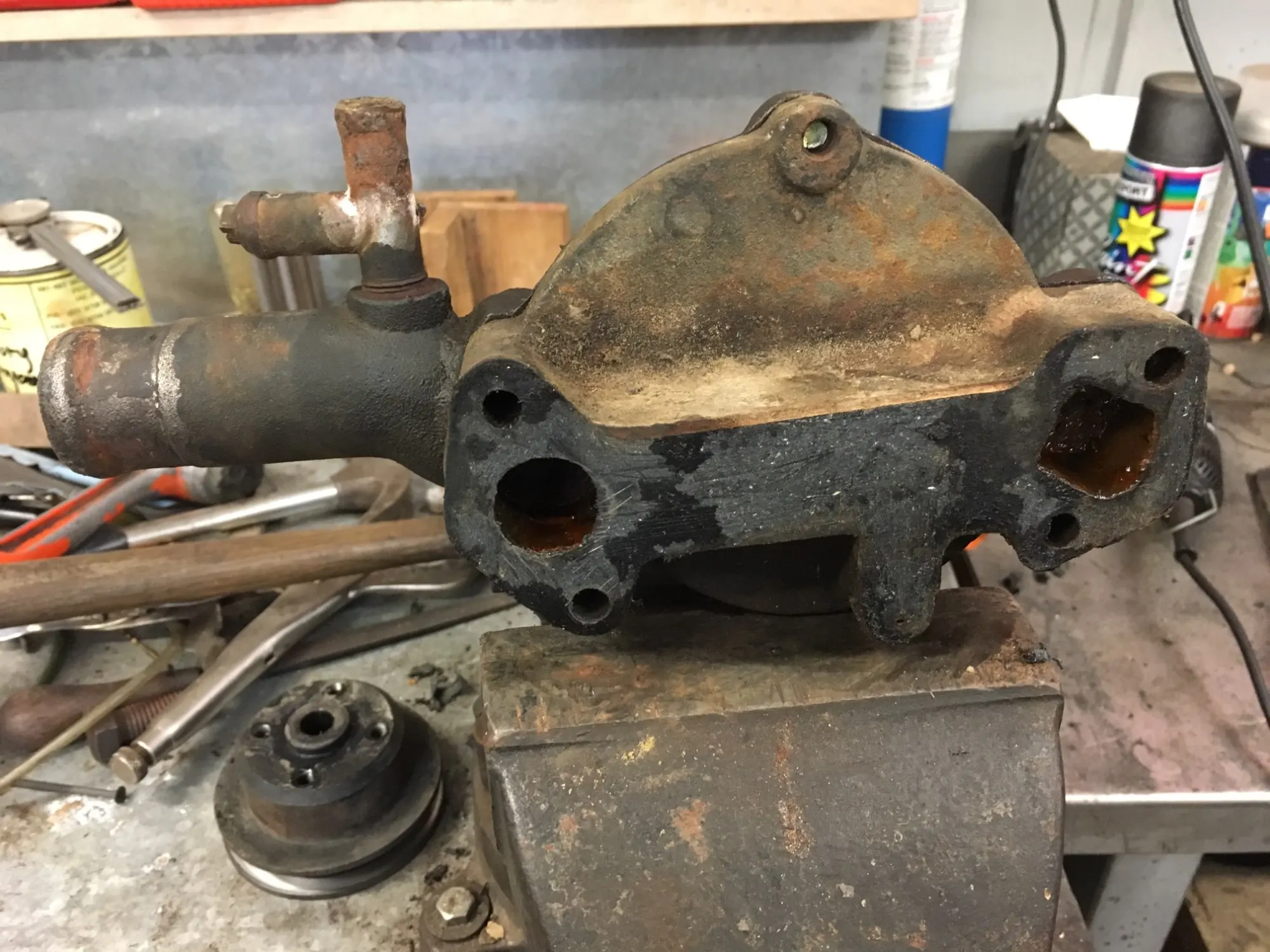 Water pump for Quanchai QC380T / QC385T for tractor like FT244 / FT254, part number: 2308001810000