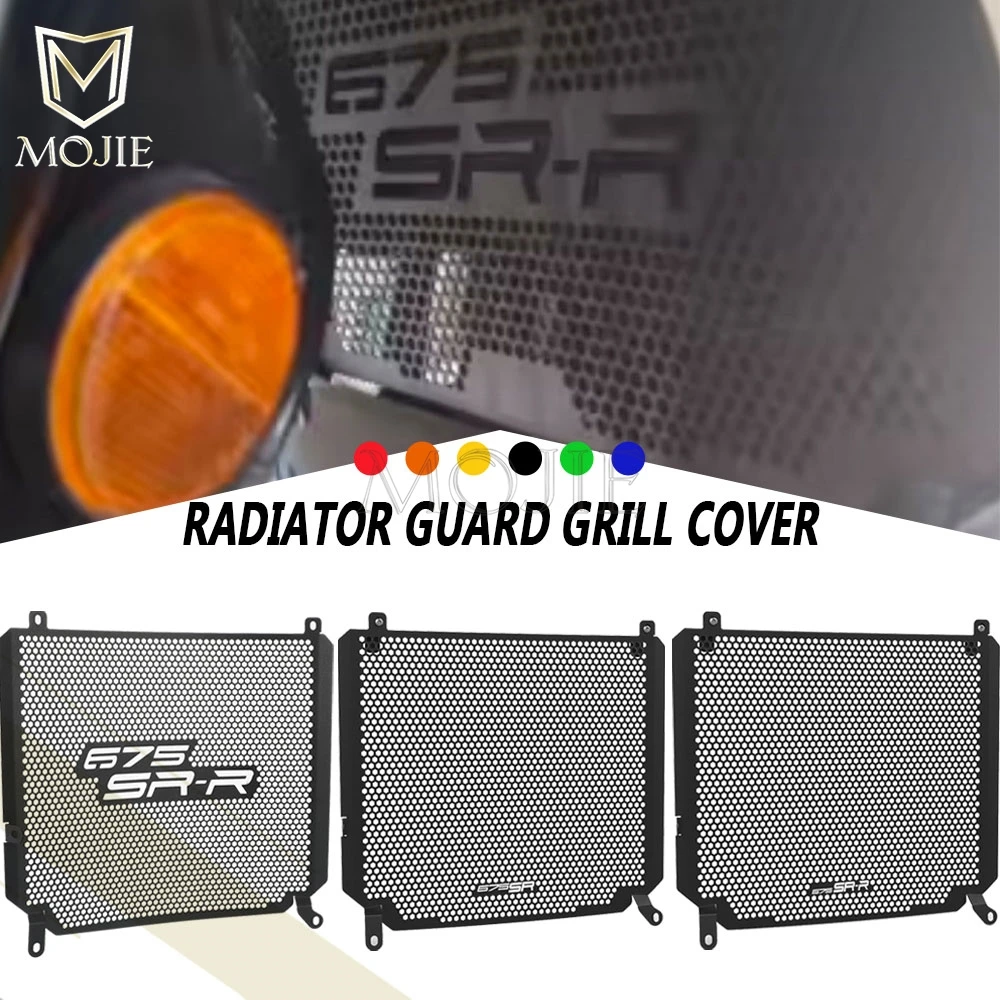 2024 2025 2026 For Cfmoto 675SR 675SR-R SR-R 675 SR SRR Motorcycle Water Tank Radiator Grill Oil Cooler Guard Protection Cover